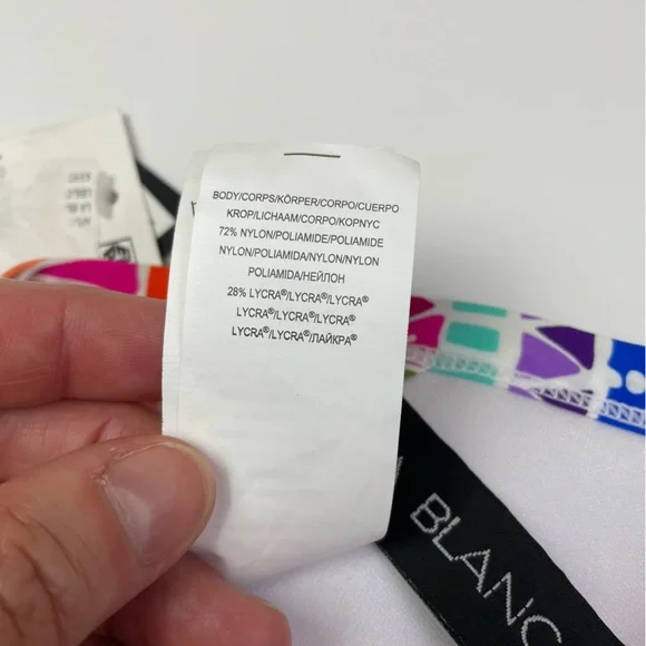 NWT La Blanca Rainbow Push Up Bikini Top Size 6 - Picture 6 of 7